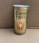 Wisconsin Gold Label 12 Oz Steel Beer Can Jos  Huber Monroe  Wi Pull Tab B o