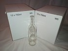 2 Cases - 24 Wine Bottles Clear 750ml Bordeaux Cork Finish  12 case  Wine Making