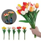 25 Pack Artificial Tulips Real Touch Bridal Home Wedding Party Festival Decor Us