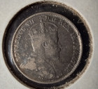 1902 Canada 5 Cents  5c  92 5  Sterling Silver Coin  z2 