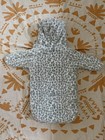 Carter s Baby Hooded Snowsuit Bunting Full-zip Lined Gray pink Leopard 0-6m