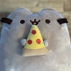 Gund Pusheen Pizza Plush Stuffed Toy Snackable 9 5 Inch Pepperoni Gray Cat