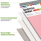 Cute Sketchbook 9 X 12 For Women  1-pack 100 Sheets Spiral Notebook Drawing P   