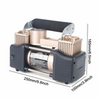 Heavy Duty 150psi Air Tire Pump Inflator Car Truck Compressor Double Cylinder