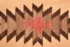 Antique Navajo Rug Native American Indian Crystal Weaving 36x15 Textile Vtg