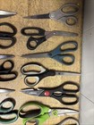 Lot D 40  Tsa Airport Confiscated Scissors  used  Various Brands colors 