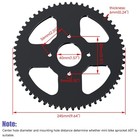 60 Tooth Sprocket 420 Chain Kit For Ct200u Bt200x Predator 212cc 196cc Mb200 