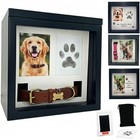Personalized Dog Ashes Urn W  Photo Display   Pawprint Kit Memorial Tribute New