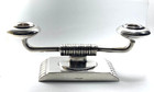 1930s Art Deco Saethers Gull Norway 830s Silver Candelabra Candleholder
