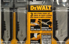 Dewalt Wood Chisel 3 Side Strike Serrated Cutting Edge Set  dwht16148 Scraping