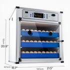 Automatic Digital Incubator 204 Eggs Chicken Poultry Hatcher Temperature Control