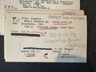 Lot Of 50 Real Library Card Catalog Index Cards 5 x3  Vintage All Different
