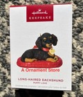 2025 Hallmark Puppy Love Long Haired Dachshund Series Keepsake Ornament