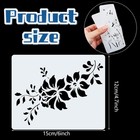 20 Pieces Wildflower Stencils For Painting Template Flower Wall Stencils Reusabl