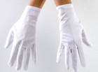 Costume Gloves Short Black Or White Parade Gloves