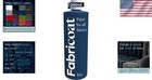 8 5oz Fade Resistant Blue Fabric Paint - Perfect For Cars  Clothing   Upholstery