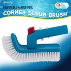 Pool Step   Corner Cleaning Brush With Adjustable Handle Rotation  Spa  Hot Tub