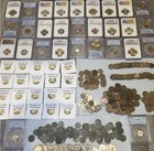 50  Old Coins Set- Real 24k Gold  Pcgs ngc Coin  Proof  100  Year Old Coin