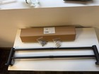 24 Inch Double Towel Bar For Bathroom Or Kitchen  15lbs Loading Capacity Black