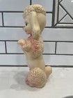 Vintage Sun Rubber Co  Pink Poodle Squeak Toy 1950s Or 60s Squeaker Works