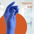 Caring Nitrile Exam Gloves  Blue  Powder-free  Disposable Gloves For Medical Car