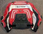 Joe Rocket Ama Supermoto Red Leather Racing Jacket Men s 44