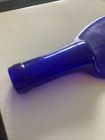 Cobalt Blue Charcuterie Art Glass Flattened Glass Bottle Tray Platter