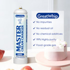 640g Tank Greatwhip Cream 0 95l X 4 Pcs Professional Food-grade