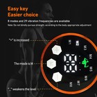 Ems Abdominal Abs Fit Muscle Stimulater Training Gear Fitness Workout Belt Black