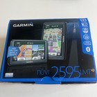Bundle Garmin Nuvi 2595lmt Gps 5  Screen 3d Voice Activated Friction Mount Nib