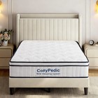 Queen Size 10  Mattress - Medium Firm Memory Foam   Springs For Back Support