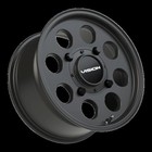 15x7 Vision Atv utv 56 Midway Satin Black Wheel 4x136  13mm 