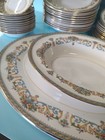 John Aynsley - Henley - Bone China Green Backstamp Serving   Place Setting Pcs