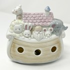 Vintage Enesco Precious Moments 1988 Noah s Ark Ceramic Nursery Night Light Lamp