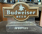 Vintage Budweiser Beer Light Up Lit Lighted Cash Register Sign Anheuser Busch Mo