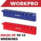 Workpro 2-piece Magnetic Wrench Organizer Wrench Rack Tool Trays Sae metric