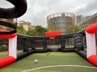 Inflatable Sport Court Inflatable Soccer Basketball Volleyball Field 3 In 1 Game