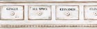 Kitchen Wallpaper Border Spice Drawer Cooking Decor York Wallcoverings Cb1095b