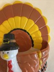 3 Vtg J s n y Thanksgiving Magnets Turkey Pilgrim Girl   Indian