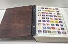 Vintage Harris Masterwork Worldwide Stamp Binder Album Abu Dhabi To Cambodia