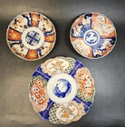 Lot Of 3 Vintage Imari Japanese Plates