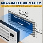 Register Booster Fan 4  x10   Opening Smart Ac Vent Fan Wifi Thermostat 10 Speed