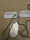 Ww2 Us Dog Tags With Beautiful Call Lutheran Chaplain Medallion And P38