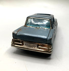 Vintage Bandai Mercedes Benz 220 Tin Friction Car 8  Blue Toy Carjapan