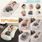 J Shaped Pregnancy Pillows Full Body Maternity Pillow Support For Back Bellylegs