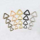 Metal Flat Cast Ring - Triangle Alloy For Straps purses bags choose Size   Color
