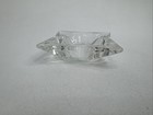 Vintage Large Lead Crystal Cut Clear Glass Cigar Cigarette Ashtray 5   
