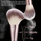 40pcs Brown Makeup Brushes Set Professional With Case Premium Synthetic For B   