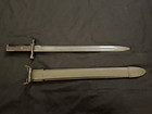 Wwi Ww1 Us Aef Springfield Armory Sa M1905 Bayonet   Scabbard  Dated 1918 