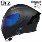 Dot Modular Motorcycle Bluetooth Helmet Full Face Dual Visor Flip Up Moto Helmet